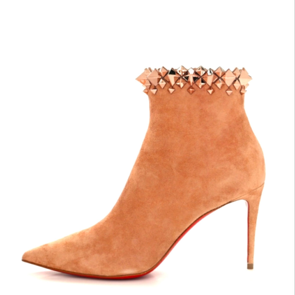 Christian Louboutin Beige Women Boots SIZE 8.5